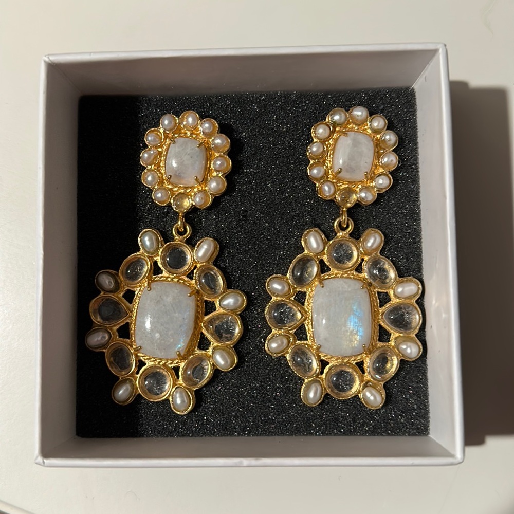 Christie Nicolaides earrings, brand new in box